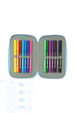 Estojo completo Patrulha Pata - 28 peças - Azul e branco