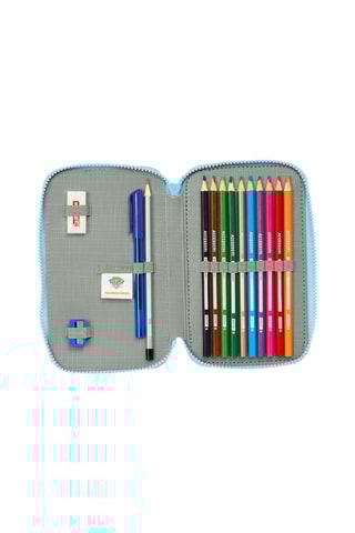 Estojo completo Patrulha Pata - 28 peças - Azul e branco