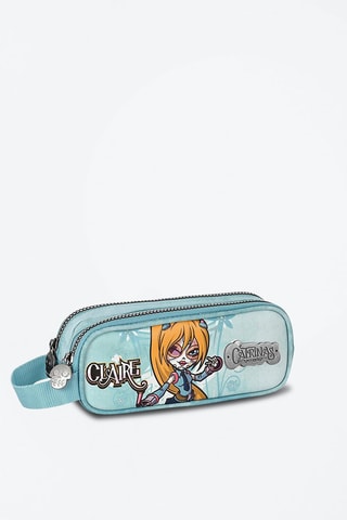 Trousse double Claire Catrinas Bleu clair