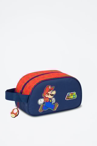 Bolsa de higiene Super Mario - Azul-marinho e vermelho