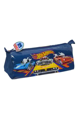 Estojo Hot Wheels - Azul-marinho e vermelho