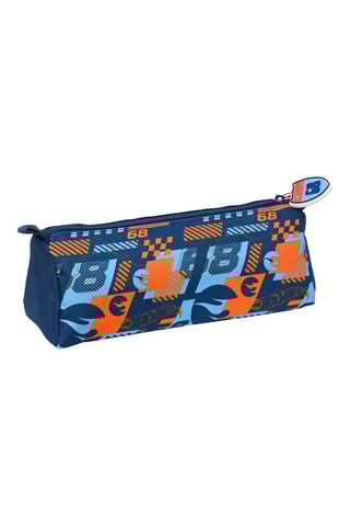 Estojo Hot Wheels - Azul-marinho e vermelho