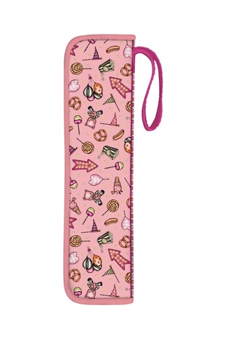 Porte-crayons Santoro’s Carousel Corail et fuchsia