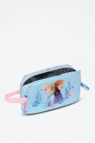 Sac à lunch isotherme Elsa et Anna La Reine des Neiges Disney - Ciel 