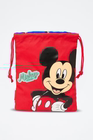 Sac à goûter Mickey Disney - Bleu électrique et rouge