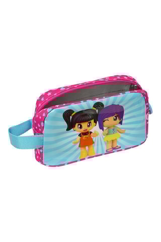 Sac à lunch isotherme Pinypon Turquoise et fuchsia