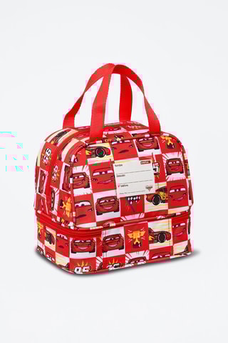 Sac à lunch Flash McQueen Cars Disney - Rouge et jaune