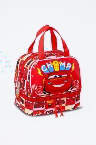 Sac à lunch Flash McQueen Cars Disney - Rouge et jaune