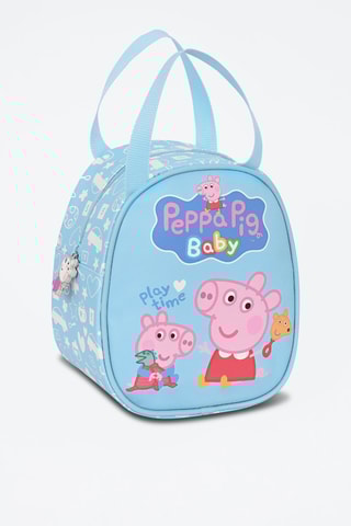 Lancheira Porquinha Peppa Azul-celeste