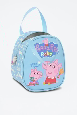 Lancheira Porquinha Peppa Azul-celeste