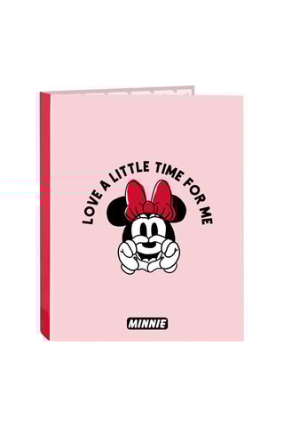 Classeur à anneaux Minnie Disney Rose