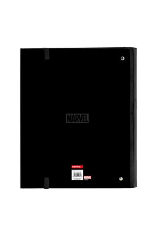 Classeur à anneaux Captain America - Noir - 27 x 32 x 3,5 cm
