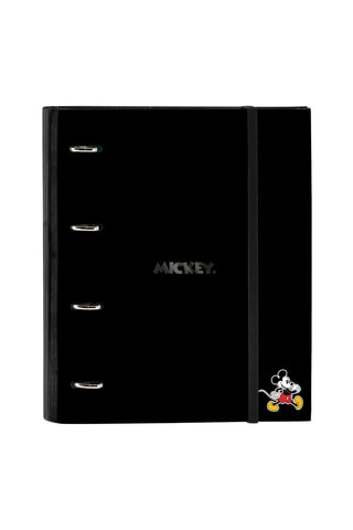 Classeur à anneaux Mickey Disney Noir - 27 x 32 x 3,5 cm