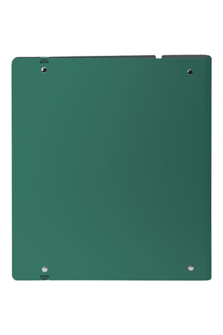 Dossier com argolas - 100 folhas - Verde - 32 x 27 x 4 cm