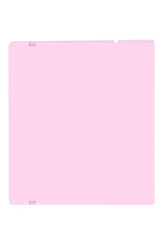 Dossier com argolas - 100 folhas - Rosa - 32 x 27 x 4 cm
