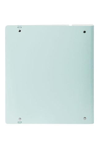Dossier com argolas - 100 folhas - Azul-celeste - 32 x 27 x 4 cm