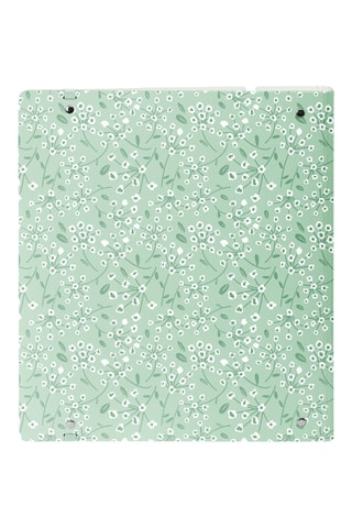 Dossier com argolas - 100 folhas - Verde claro - 32 x 27 x 4 cm