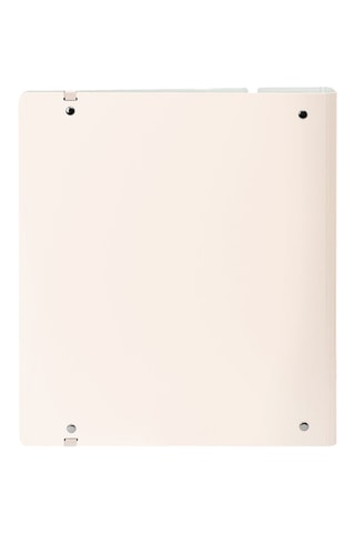 Dossier com argolas - 100 folhas - Rosa-claro - 32 x 27 x 4 cm