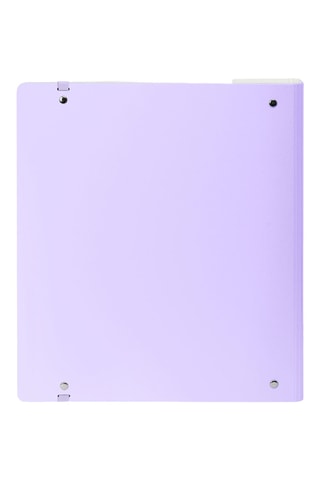 Dossier com argolas - 100 folhas - Malva - 32 x 27 x 4 cm