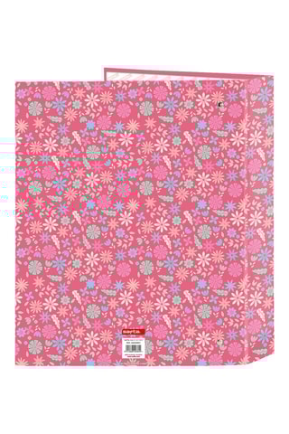 Dossier com argolas - Rosa - 33 x 27 x 6 cm