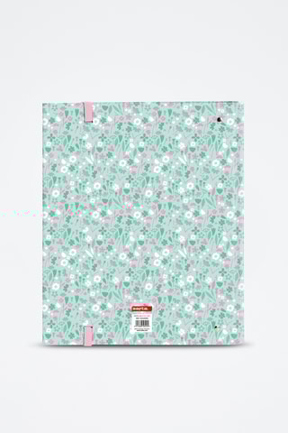 Dossier com argolas - 100 folhas - Verde claro - 32 x 27 x 4 cm