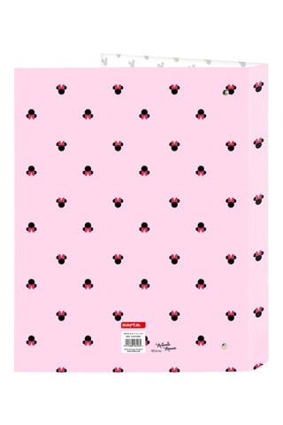 Classeur à anneaux Minnie Disney Naive - Rose - 26,5 x 33 x 4 cm