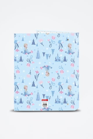 Classeur à anneaux Elsa et Anna La Reine des Neiges Disney - Ciel - 26,5 x 33 x 4 cm