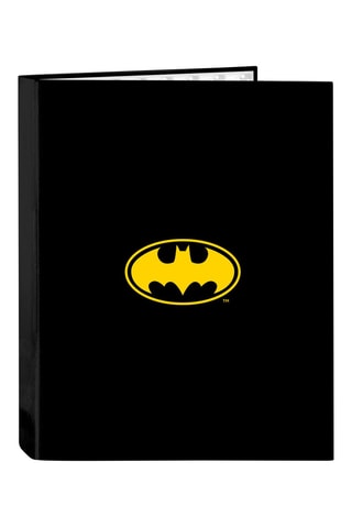 Classeur à anneaux Batman La Ligue des Justiciers DC Comics - Noir - 26,5 x 33 x 4 cm