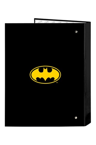 Classeur à anneaux Batman La Ligue des Justiciers DC Comics - Noir - 26,5 x 33 x 4 cm