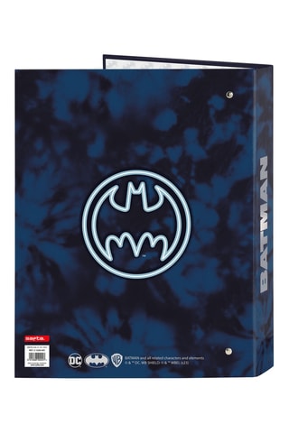 Classeur à anneaux Batman La Ligue des Justiciers DC Comics - Bleu - 26,5 x 33 x 4 cm