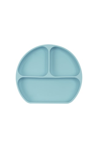 Prato de silicone Azul-claro