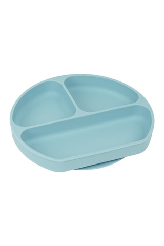 Prato de silicone Azul-claro
