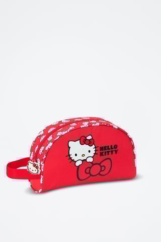 Estojo de higiene Hello Kitty Sanrio - Vermelho