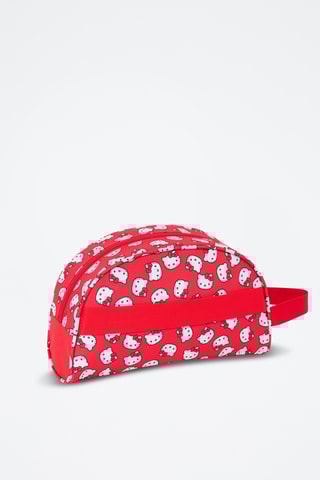 Estojo de higiene Hello Kitty Sanrio - Vermelho