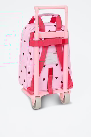 Sac à dos à roulettes Minnie et Figaro Disney - Rose
