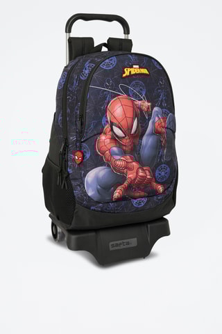 Sac à dos à roulettes Spider-Man Avengers Marvel - Noir