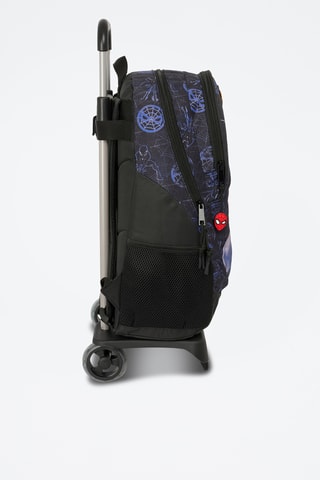 Sac à dos à roulettes Spider-Man Avengers Marvel - Noir