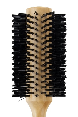 Brosse ronde en bois - 33 mm