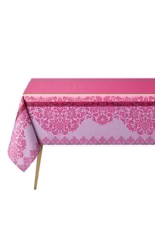 Toalha de mesa revestida Mumbai - Fúcsia