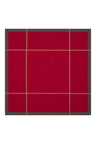 Toalha de mesa Poésie d'hiver - Vermelho