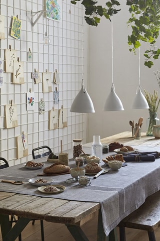 Toalha de mesa Slow Life - Cinzento