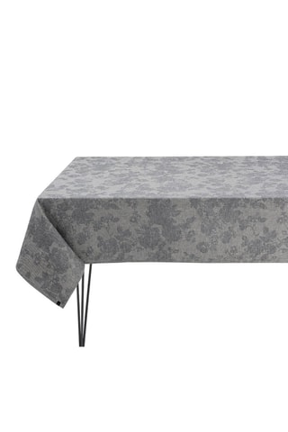 Toalha de mesa em linho Casual - Azul e cinzento