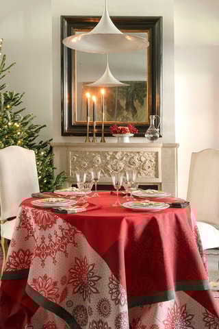 Toalha de mesa Lumière d'étoiles - Vermelho