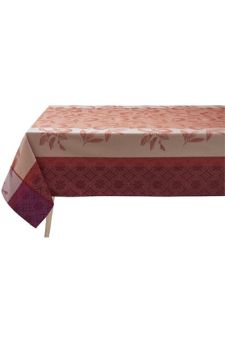 Toalha de mesa Arrière-Pays - Rosa e cru