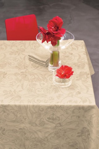 Toalha de mesa em linho Tivoli - Amarelo