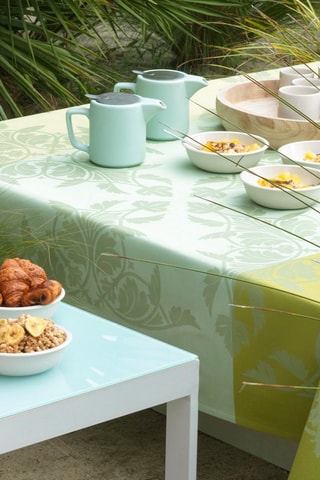 Toalha de mesa retangular Syracuse Verde