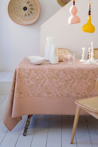 Toalha de mesa retangular Osmose Rosa-velho