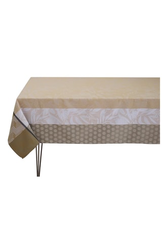 Toalha de mesa revestida quadrada Nature Urbaine - Bege - 175 x 175 cm
