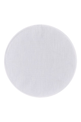 Individual de mesa Club Etoile - Branco - R42 cm