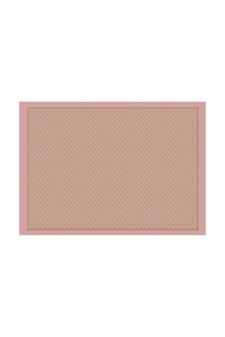 4 individuais de mesa Osmose tressage Rosa-velho - 50 x 36 cm